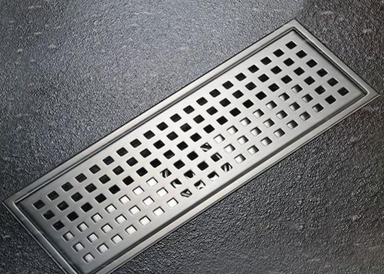 Cina Multi Channel Stainless Steel Floor Drain Pinset Pembukaan Aperture 6-8MM pemasok