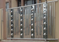 Pintu Depan Stainless Steel Kekuatan Tinggi, Pintu Masuk Stainless Steel Warna Disesuaikan pemasok