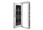 Aluminium Alloy / Stainless Steel Residential Doors Kuat Korosi pemasok