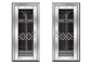 Aluminium Alloy / Stainless Steel Residential Doors Kuat Korosi pemasok