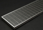 Instalasi Mudah Grate Tiriskan Stainless Steel Dengan Permukaan Datar / Jenis Grid Melengkung pemasok