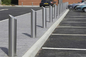 Outdoor Stainless Steel Bollard / Parking Bollards Dengan Cincin Pengangkat Mudah Dibawa pemasok